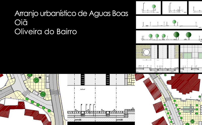 Arranjo urban�stico de Aguas Boas, Oi�, Oliveira do Bairro